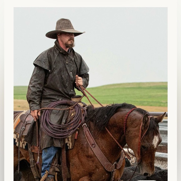 Outback Trading Company Limited Vintage waterproof full-length oiled slicker - Picture 4 of 16